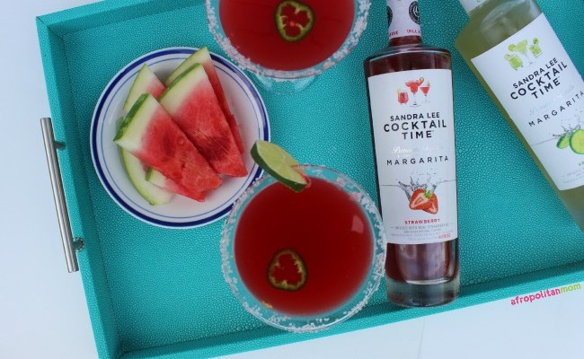 Strawberry-Watermelon Jalapeño Martini