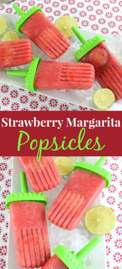 Strawberry Margarita Popsicles – Afropolitan Mom