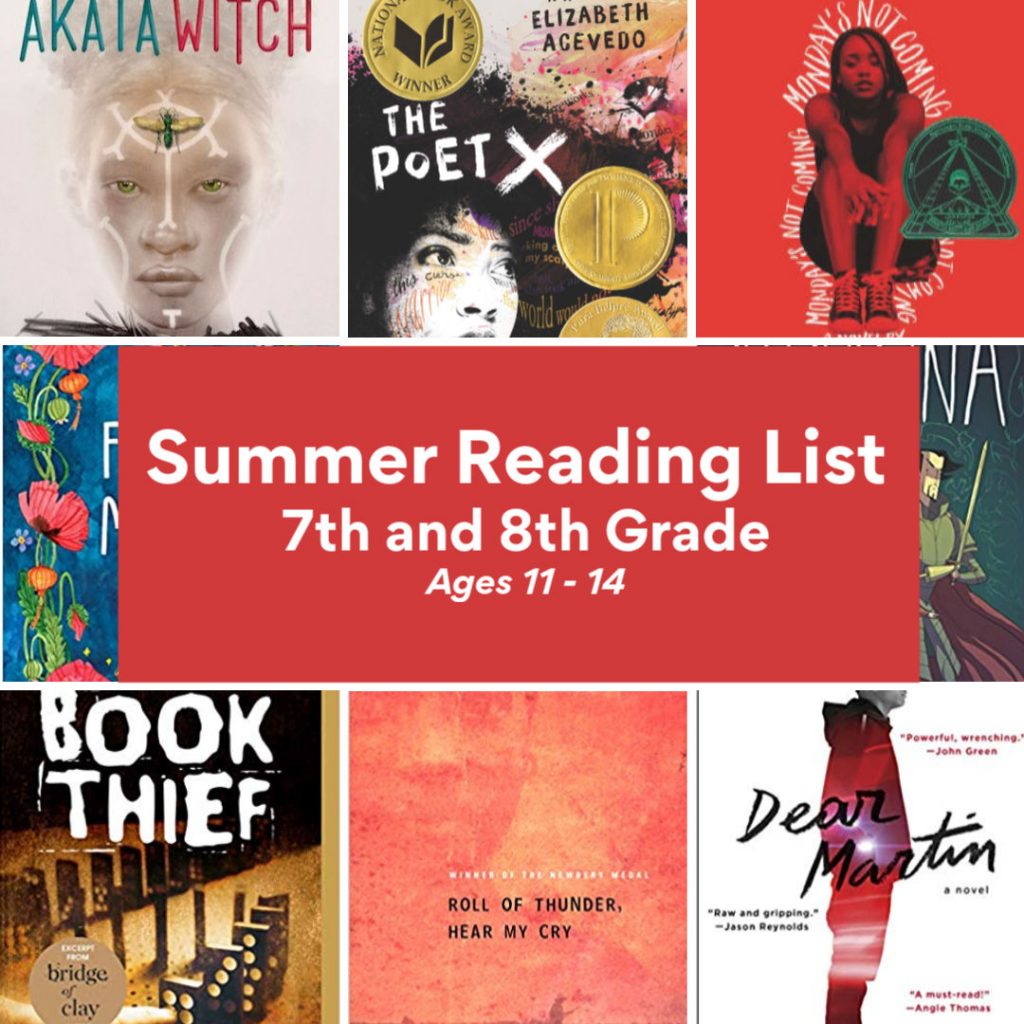 Summer Reading List for 7th and 8th Grade Afropolitan Mom